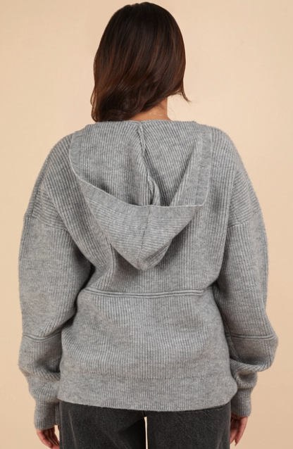 Grey Sweater Hoodie