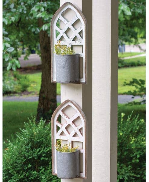 Architectural Arch Wall Planter, 2 Assorted